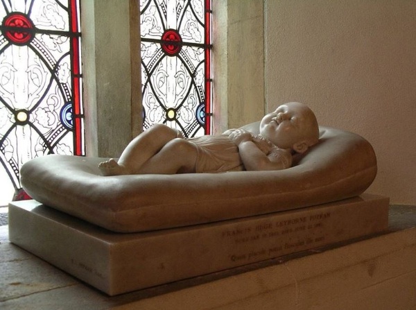 Francis Leyborne Popham in marble