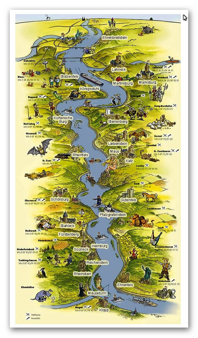 Burgen am Mittelrhein
