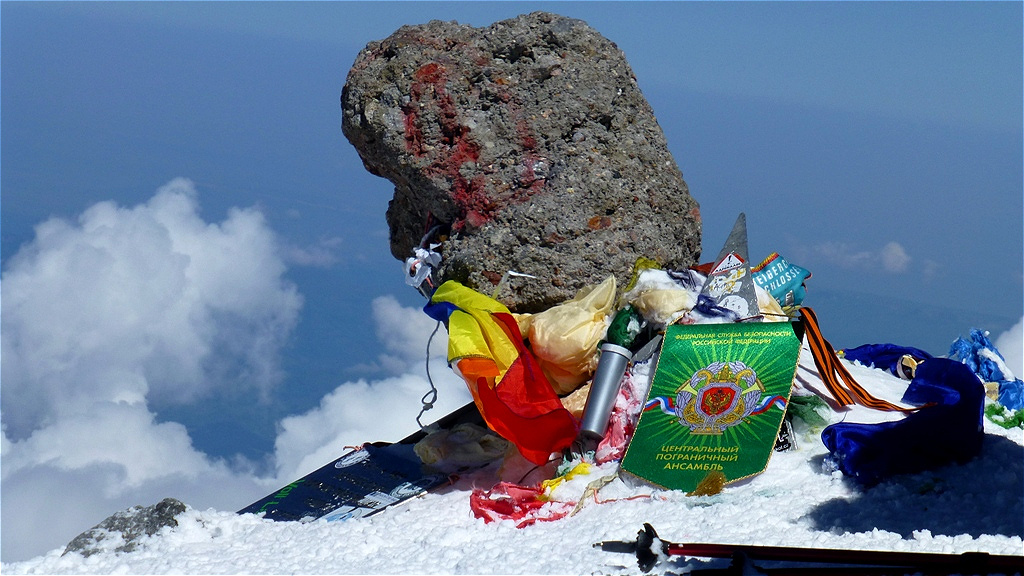 Der Gipfel - 5.642 m Seehöhe