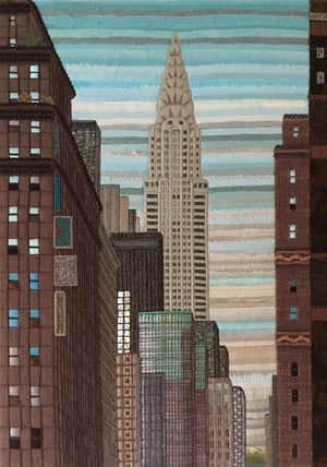 "Chrysler Building, perspective jour"
Perspective on the Chrysler -Building in the afternoon