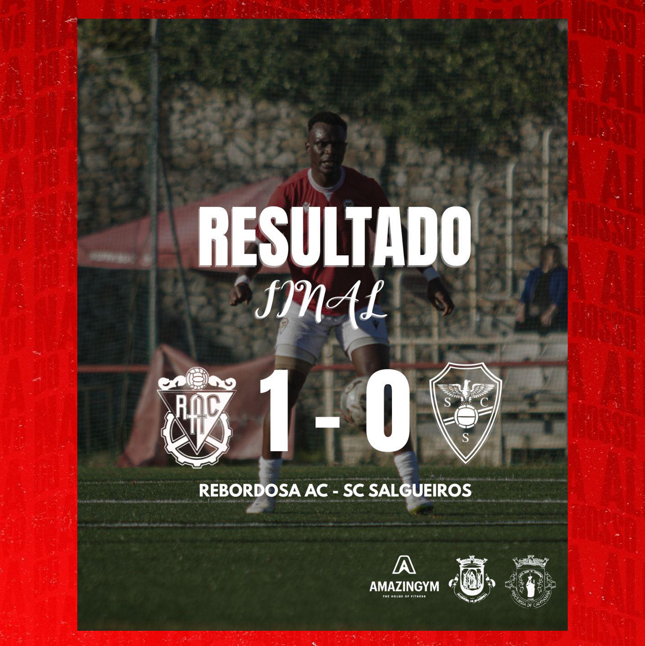 Equipa A - Campeonato de Portugal 
Série B 25/26 - Campeonato  - Jornada 20
Resultado Final
Rebordosa AC 1-0 SC Salgueiros 