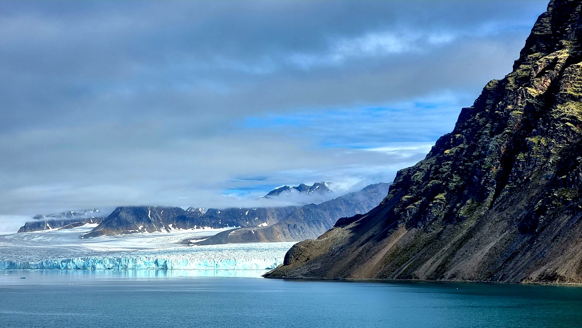 Erster Gletscher voraus