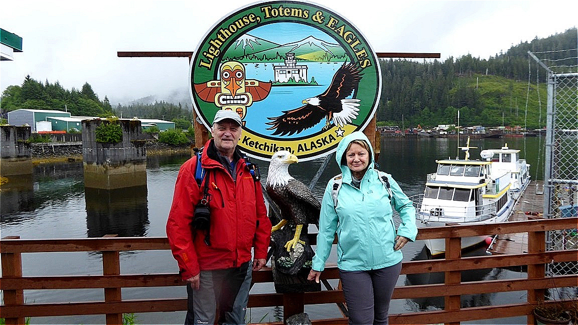 Schiffstour zum Lighthouse. Totem Poles und Seeadler