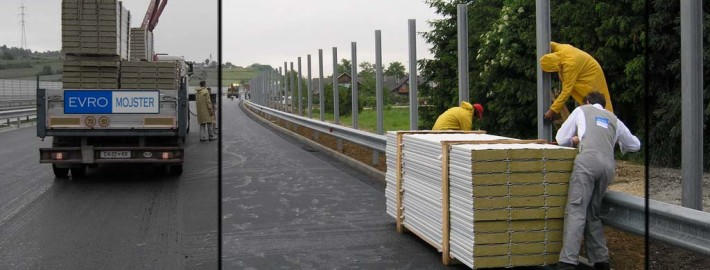 Montaa protihrupne ograje