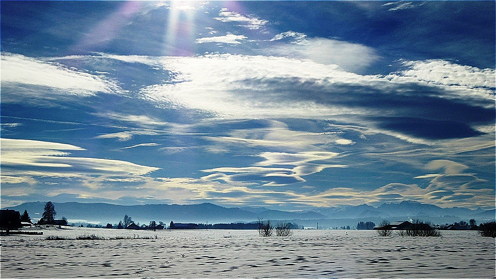 Typische Föhn-Wetterlage
