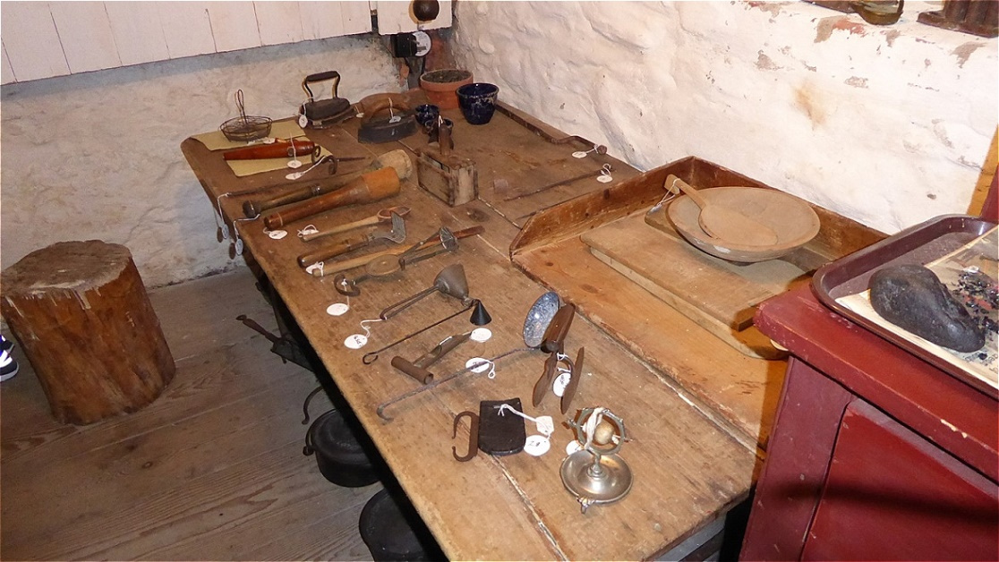 Küchenwerkzeuge aus dem 18. Jahrhundert