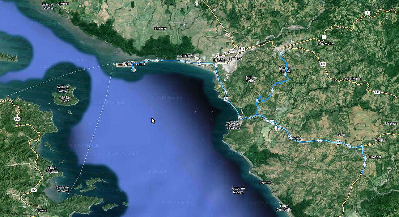 Puntarenas Costa Rica
Landgang in Costa Rica mit Fahrt nach Esparza.