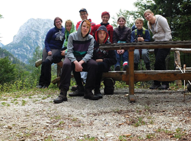 Vzpon na Krniško škrbino