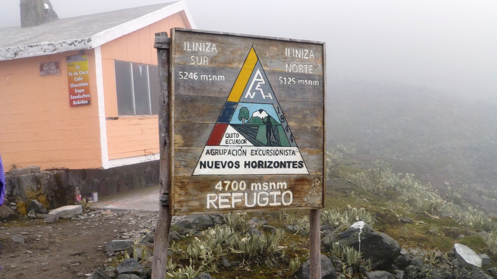 Schutzhütte - Nebel fällt ein 