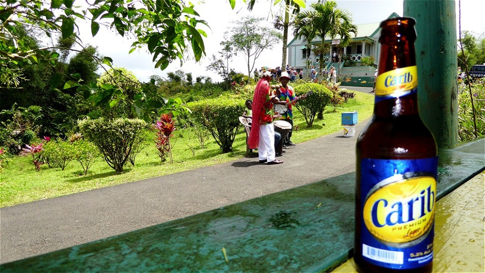 Empfang im Grand Etang Nationalpark !