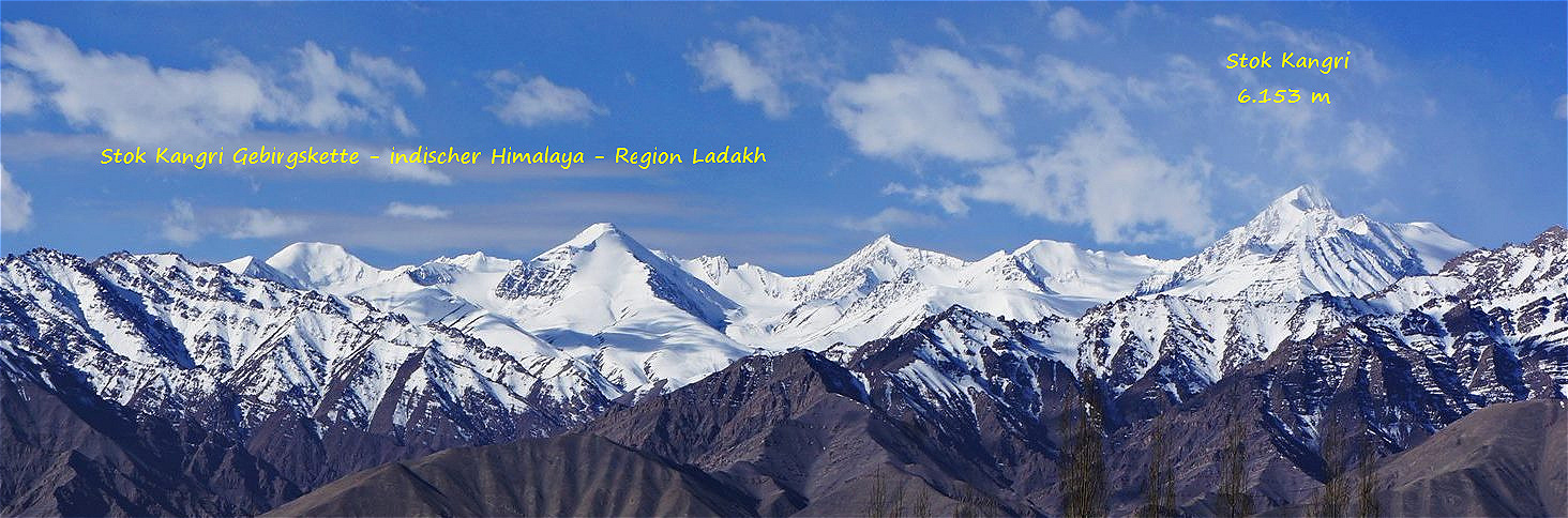 Stok Kangri Range - ein gewaltiges Amphitheater !