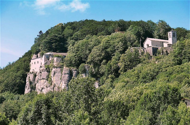 Santuario de la Verna - der "Heilige Berg"
Im Kloster La Verna erhielt Franziskus die Wundmale Christi