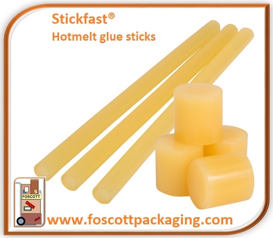 Stickfast Hotmelt Adhesive Glue Sticks HSS High Strength Plastic Wood Metal Card 