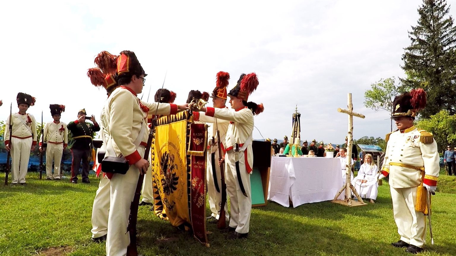 Vereidigung neuer Grenadiere