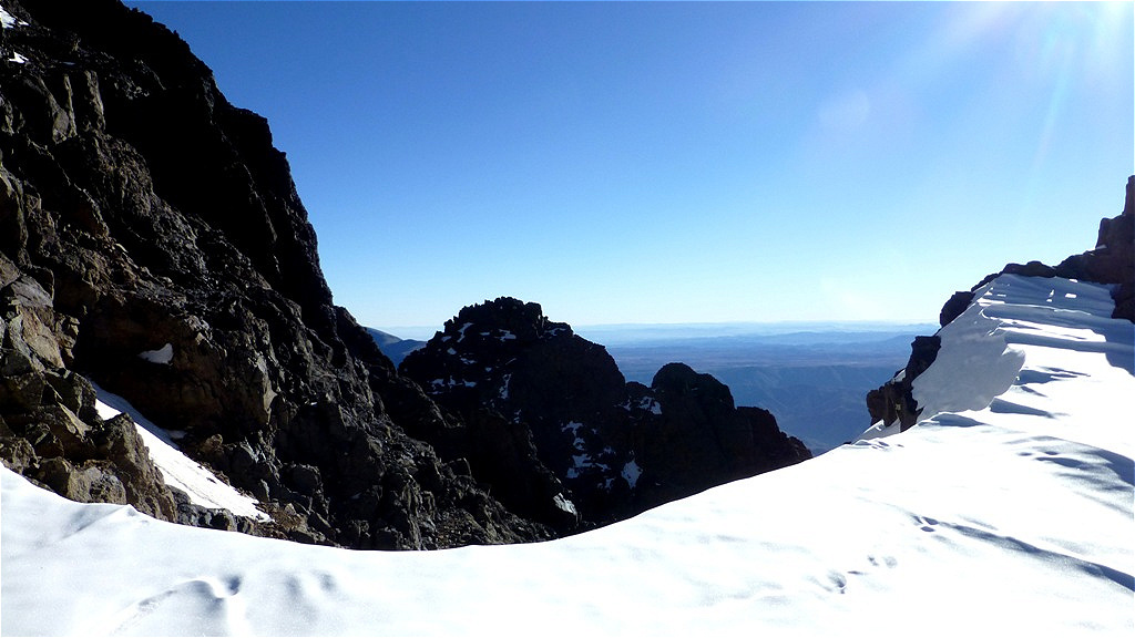 Im Aufstieg - Fernblick