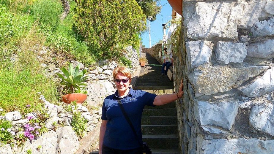 Endlich geschafft - die Stufen haben ein Ende !