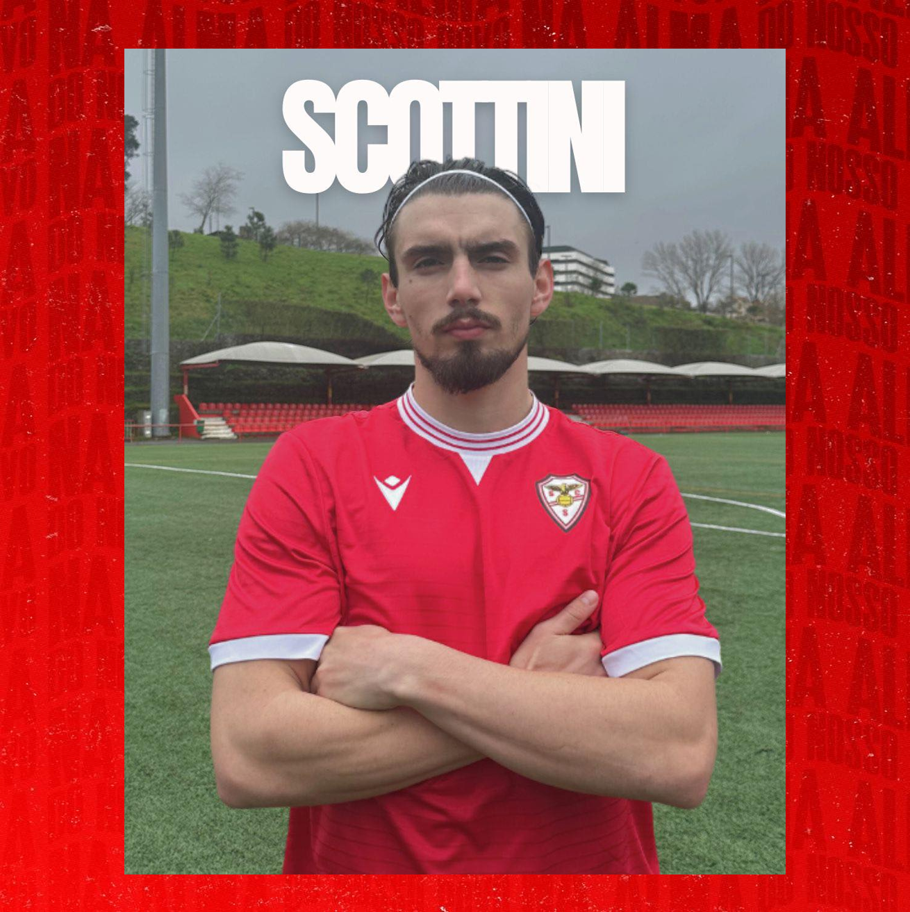 Scottini, lateral direito de 21 anos 
é reforço do Salgueiros !
Bem vindo! 