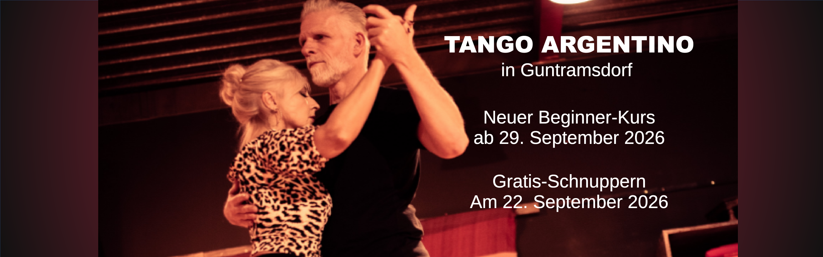 Tango in Guntramsdorf Neuer Kurs Tango in Guntramsdorf Neuer Kurs