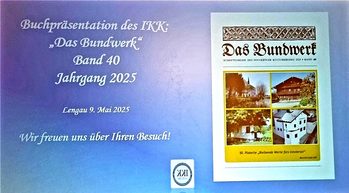 Präsentation des Jubiläumsbandes im Saal des GH "Jägerwirt" in Lengau
