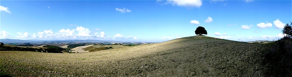 Weite einsame Landschaft !