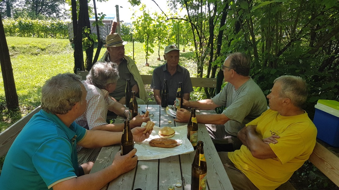 Stärkung im Schatten