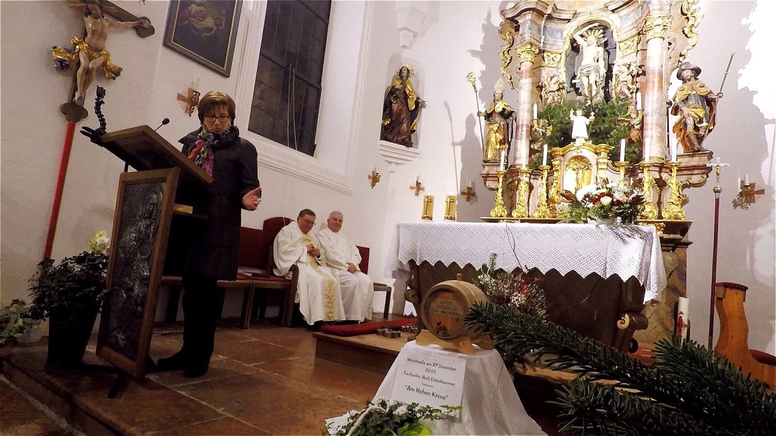Der Wein soll auf den Namen "Am Hohen Kreuz" getauft werden
