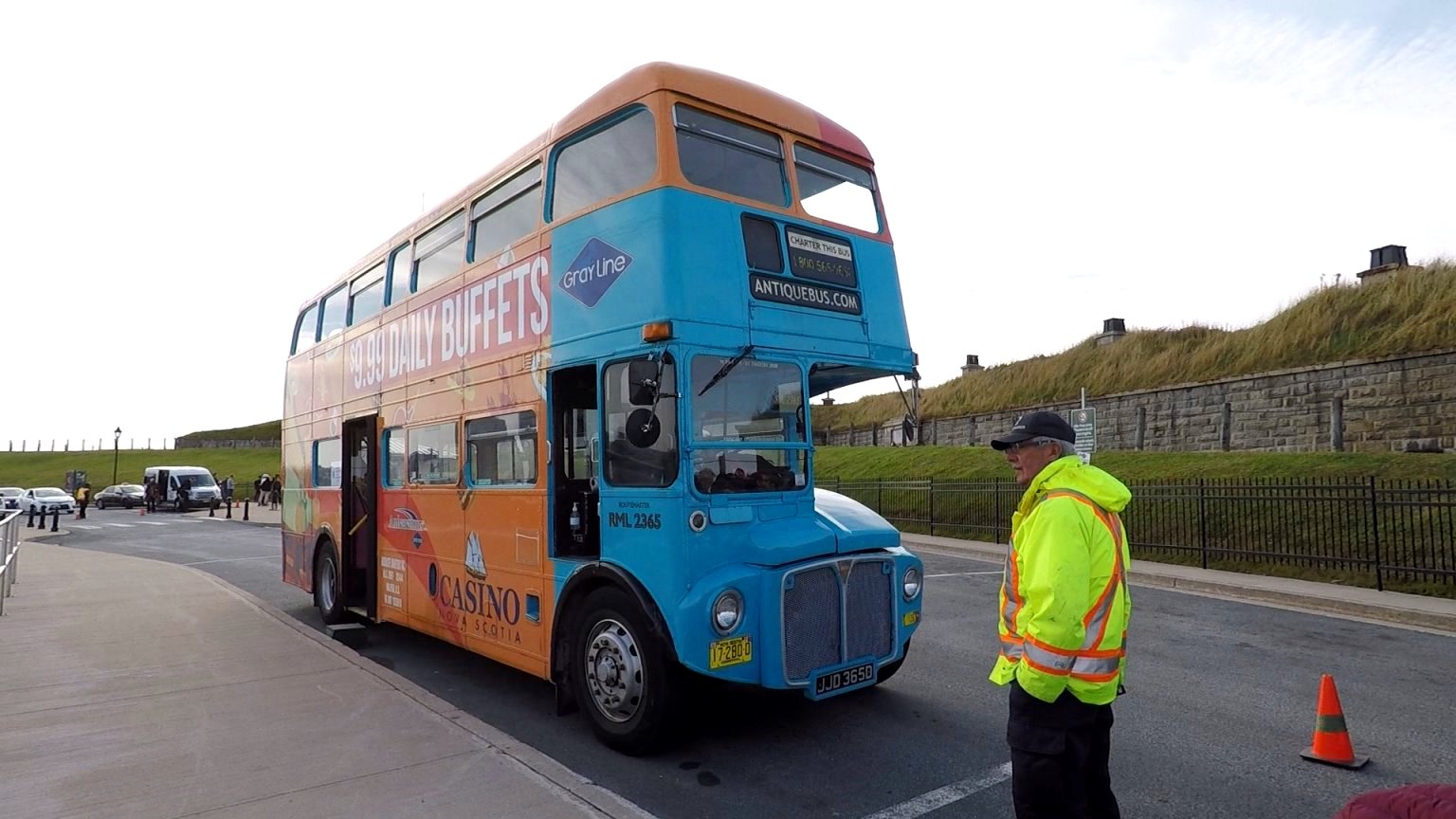 Mit dem "Doubledecker" auf den Citadel Hill