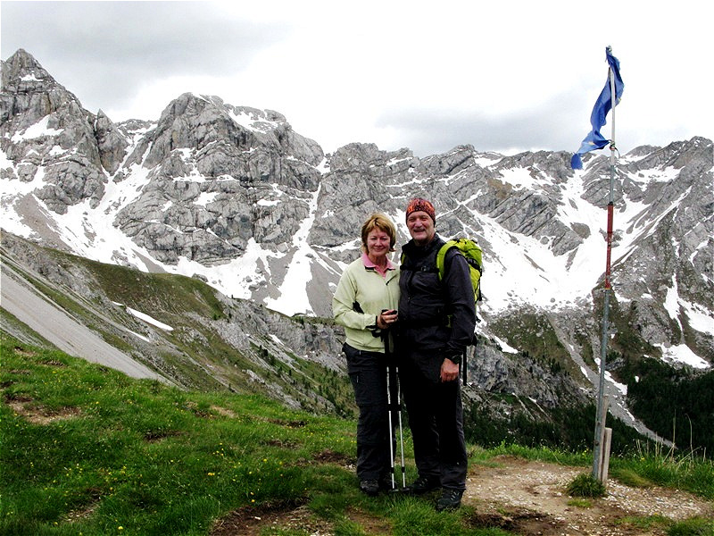 Auf dem Passo San Nicolo