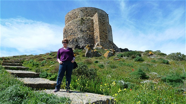 Der alte spanische Wachturm