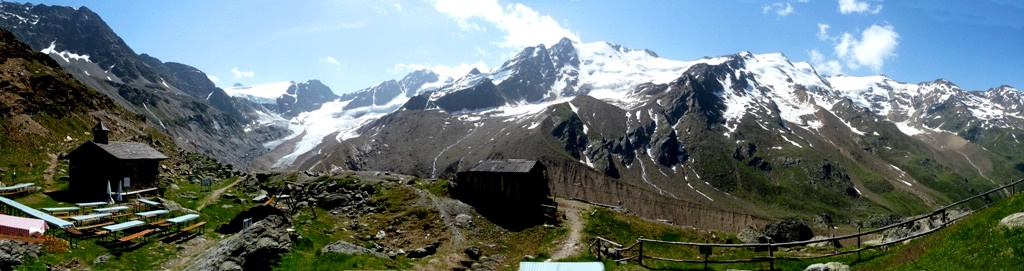 Weißkugelhütte Panorama