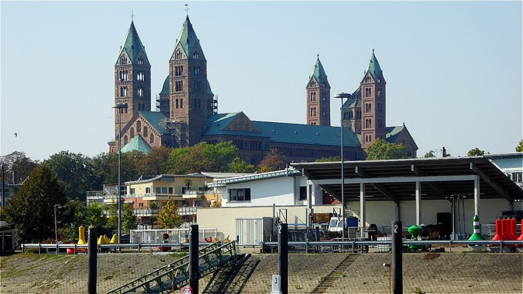 Letzter Blick auf den Dom zu Speyer