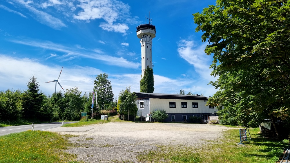 Letzte Bergwertung -  Steiglberg  764 m 