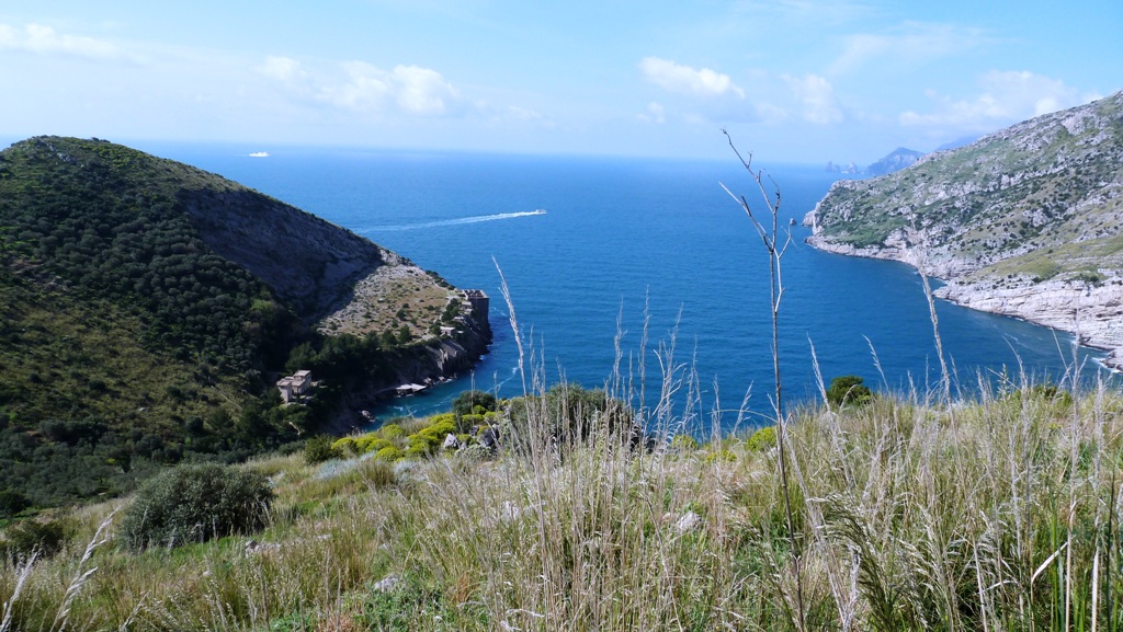 Über der  "Baia di Jeranto"