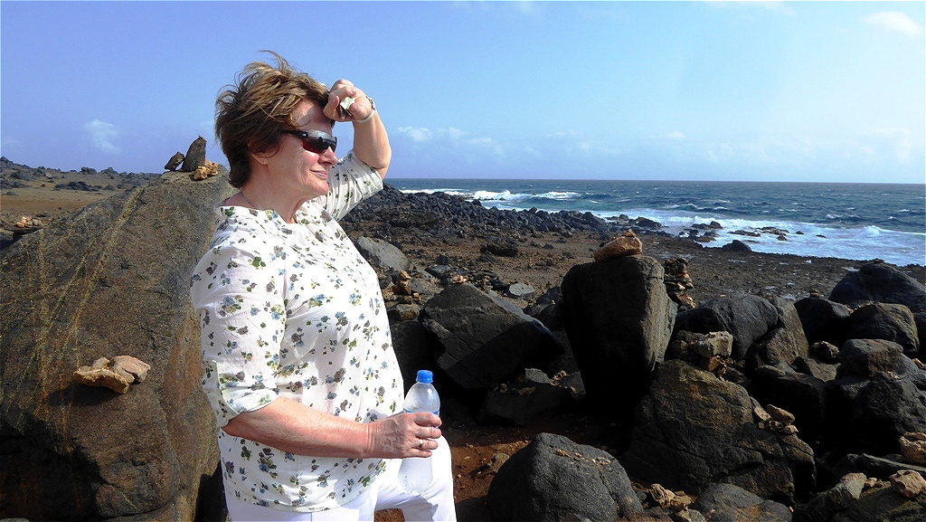 Wüstenlandschaft vulkanischen Ursprungs