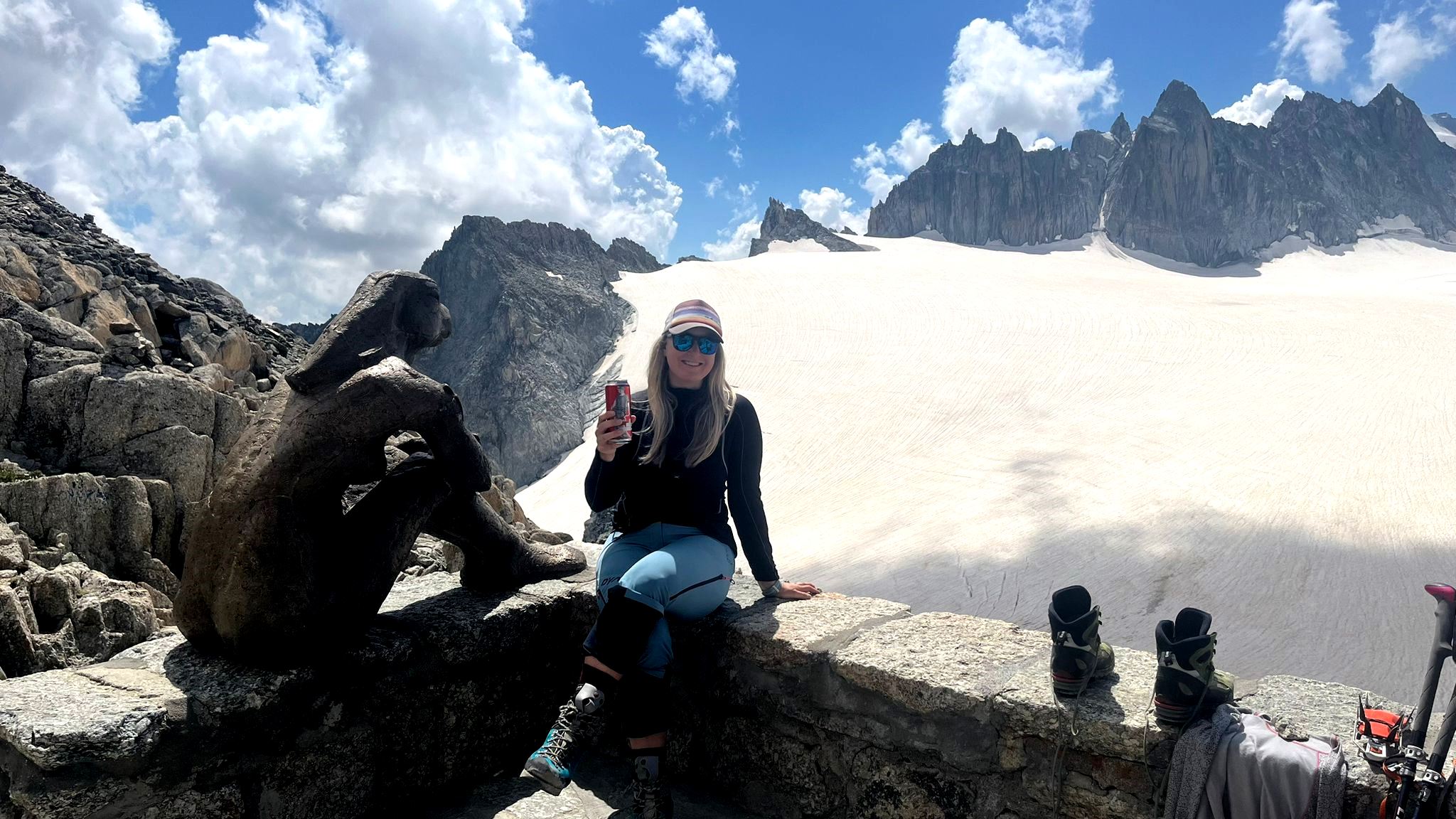 Mittagsrast auf der Hütte.