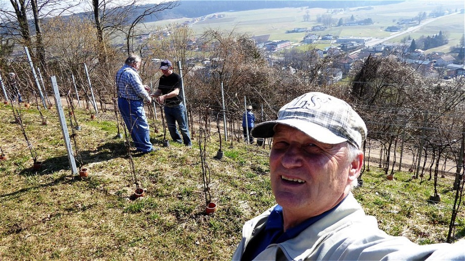 "Selfie" - der Fotograf möchte auch einmal auf einem Bild oben sein !