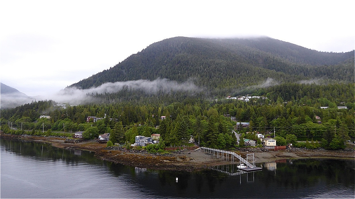 Alaskawetter - wir nähern uns Ketchikan