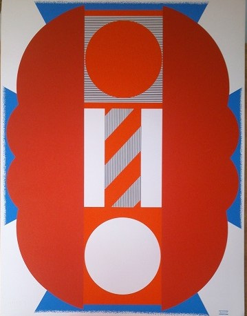 KUMI SUGAI Fest der Bälle Serigraphie in 4 Farben gedrückt von Albin Uldry Bern 1971 
Auflage 3000 Stück Signaturstempel des Künstlers
Größe 65x50 cm 70 €