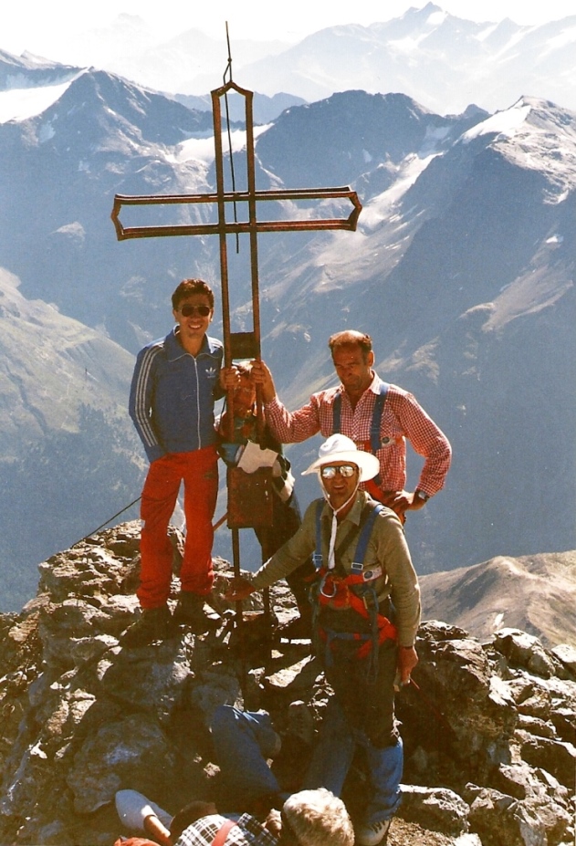 Ortlergipfel-3.905 m mit den "Huber Buam"