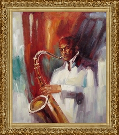 Decor Art: Saksofonist