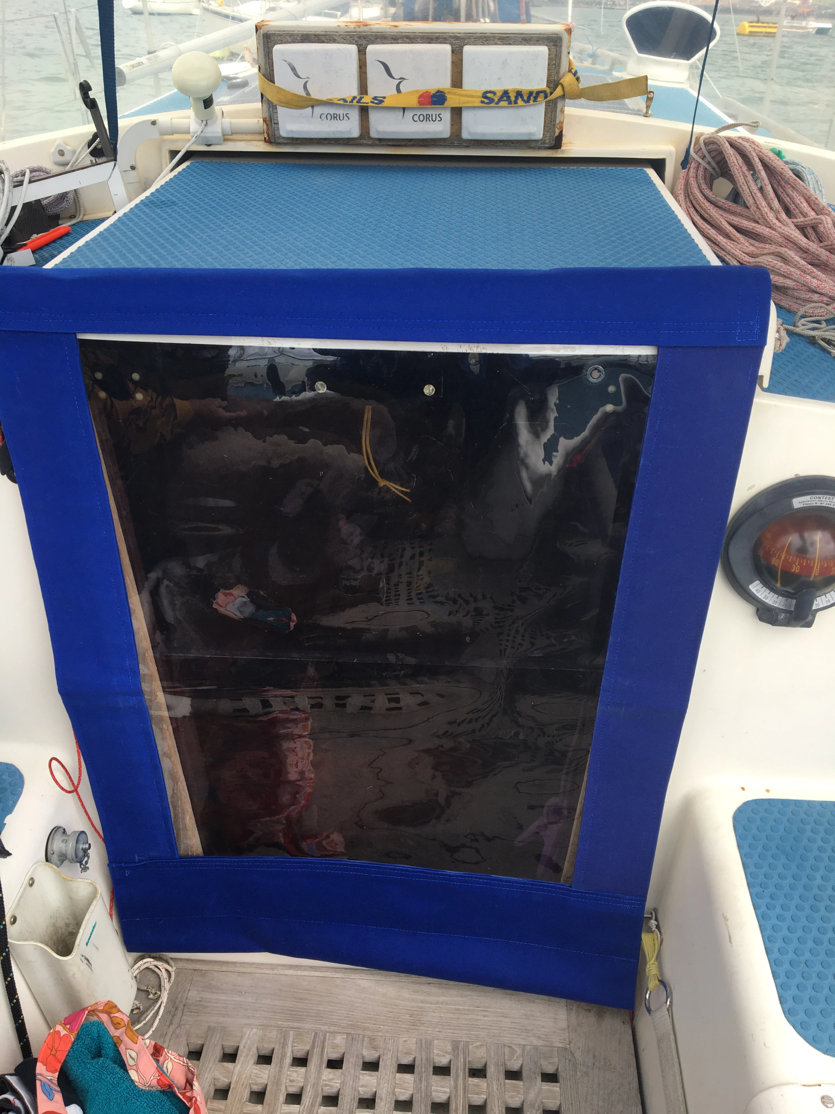 Main companion way cover