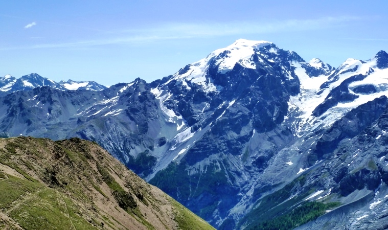 Der Ortler begleitet uns auf unserem Weg