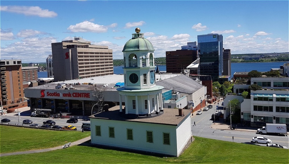 Der "Uhrturm" Wahrzeichen von Halifax