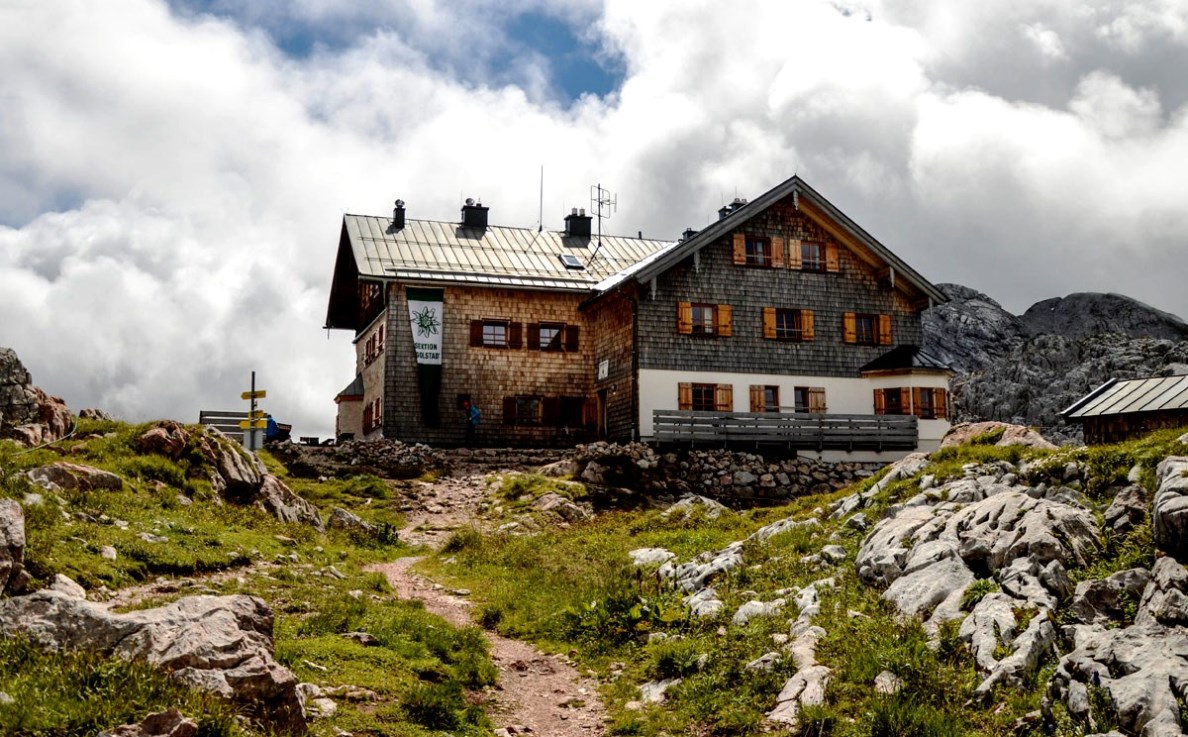 Das Ingolstädter Haus ist ein idealer Stützpunkt für viele Bergtouren im Steinernen Meer