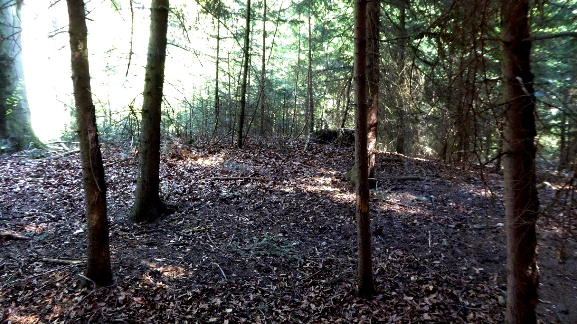 Tumulus 1 - Südansicht