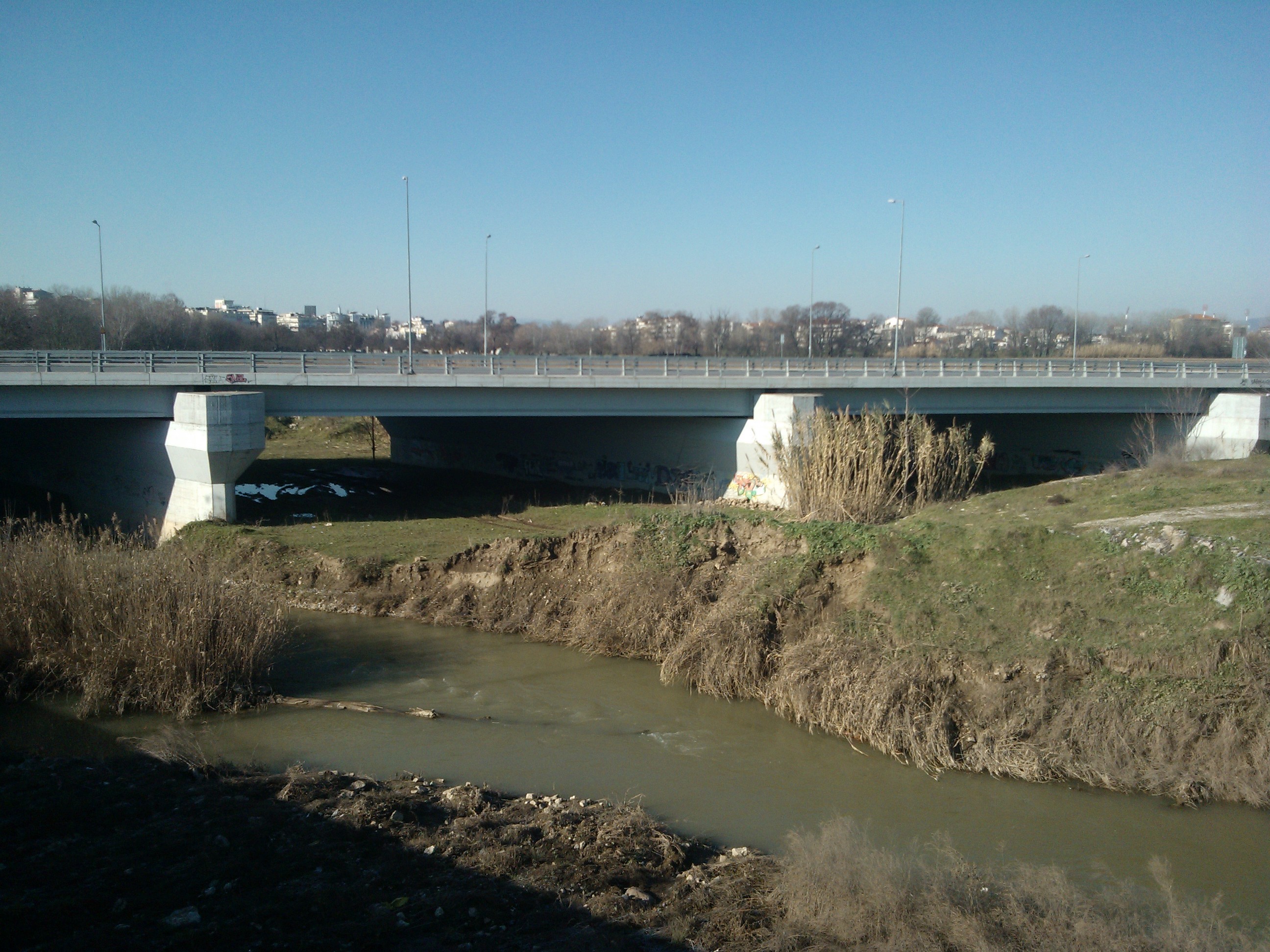 Larissa city Ring Road - Pineios river Bridge