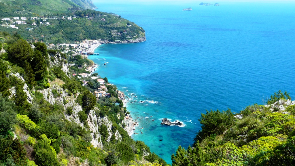 Der Strandabschnitt von Marina del Cantone