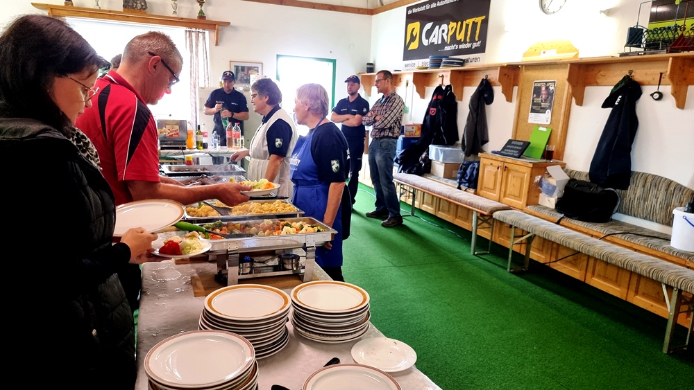 Stärkung nach der Wanderung