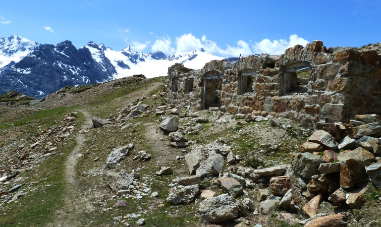 Reste der Soldatenunterkünfte