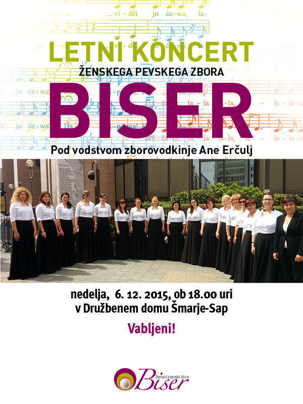 Koncert Ženskega pevskegai zbora Biser